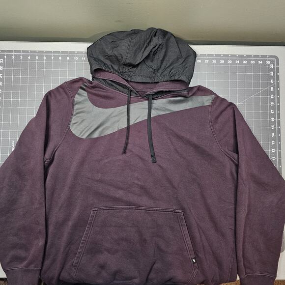 Nike Hoodie Mens XL Black Technical Tech Gorpcore Skater Streetwear Sportswear - Picture 1 of 14